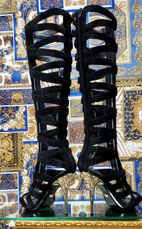 versace gladiator boots for sale 